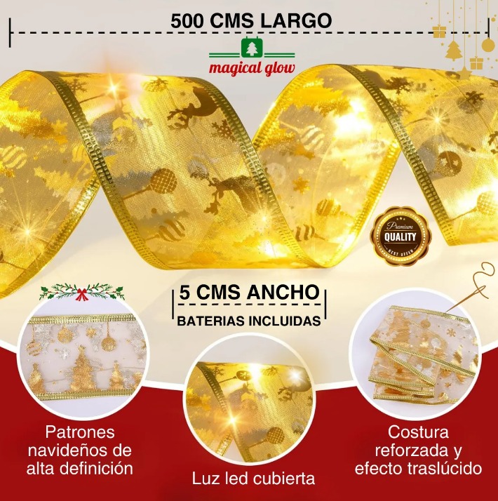 Miniatura 4 de LUZ NAVIDEÑA DE CINTA 4 MTS